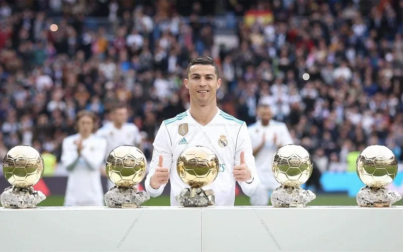 ronaldo co bao nhieu qua bong vang hanh trinh huyen thoai